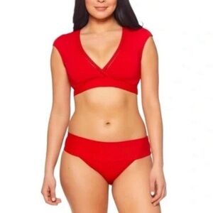 Bleu Rod Beattie Vibrant Red Swimwear 2pieces